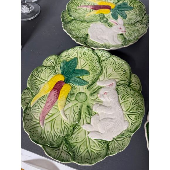 Strata Group Bunny Lane Set Of 4 Salad Desserts Plates Philippines Whimsical VTG - Picture 2 of 6